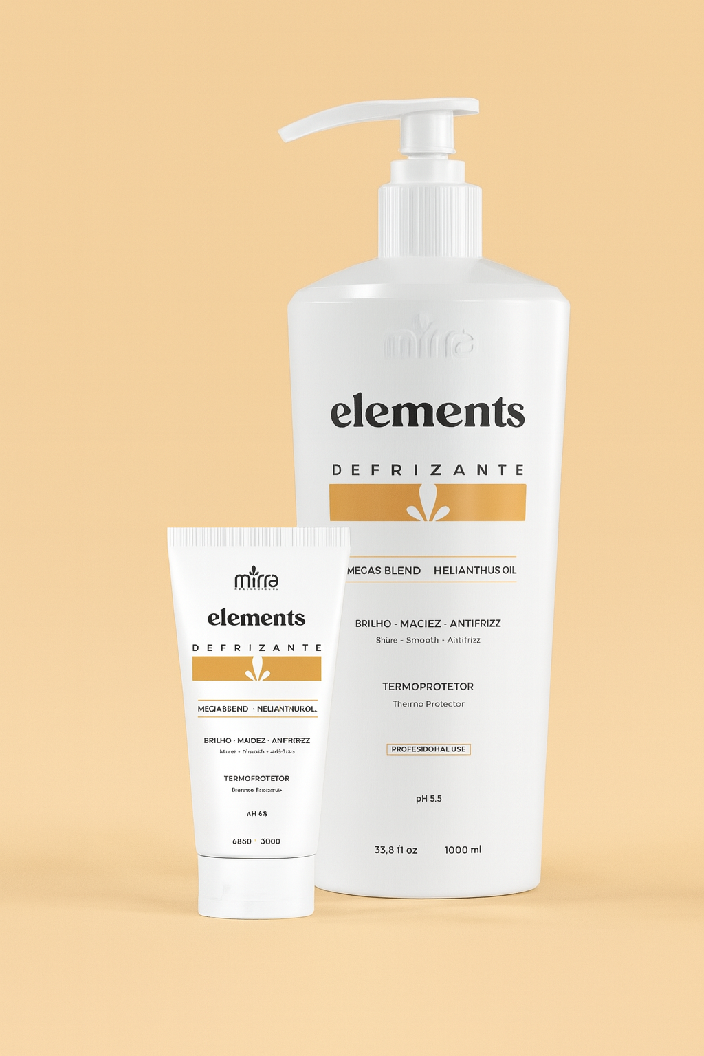 MIRRA Elements: Mini De-Frizzer Heat Protectant (Travel Size)