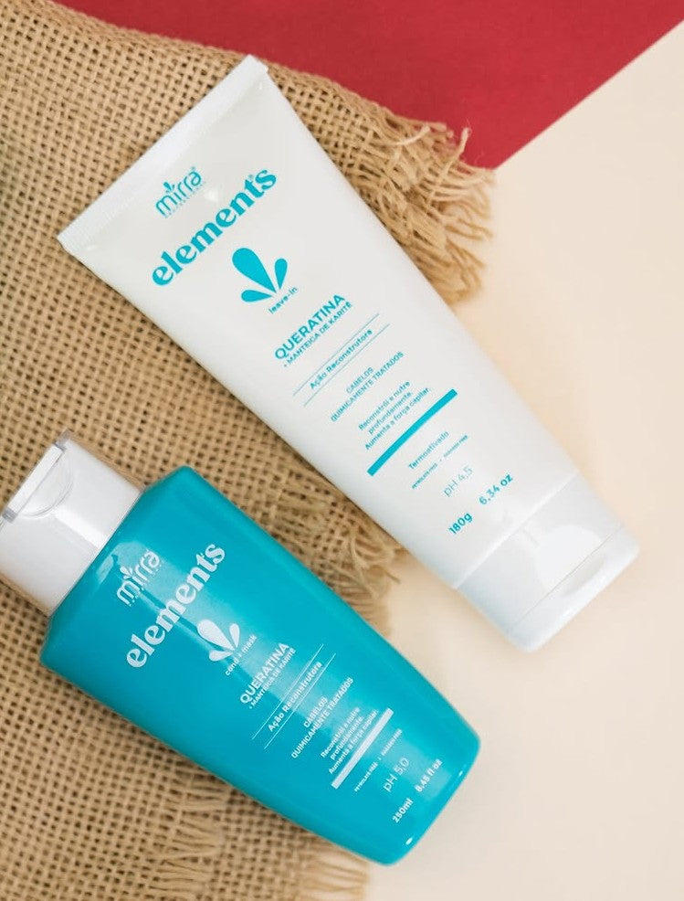 Mirra Elements: Keratin & Shea Leave-In (Queratina E Karitê)