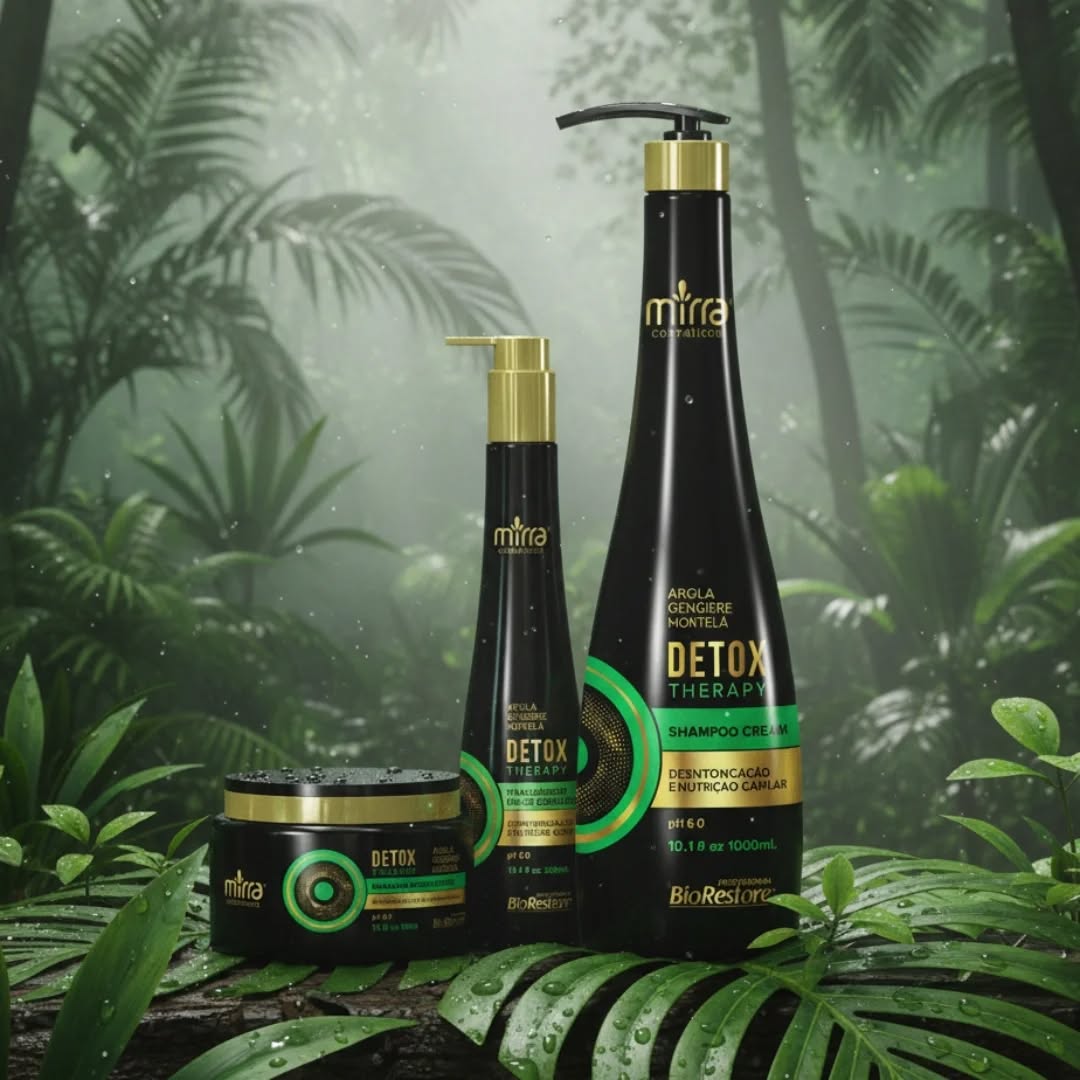 MIRRA PROFESSIONAL: Detox Treatment Kit- Shampoo + Mask + Leave-In