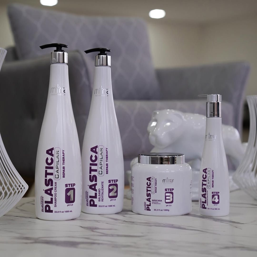 MIRRA PROFESSIONAL: Hair Plastic Surgery (Plastica Capilar) STEP 2: Deep Fiber Reconstruction & High Gloss