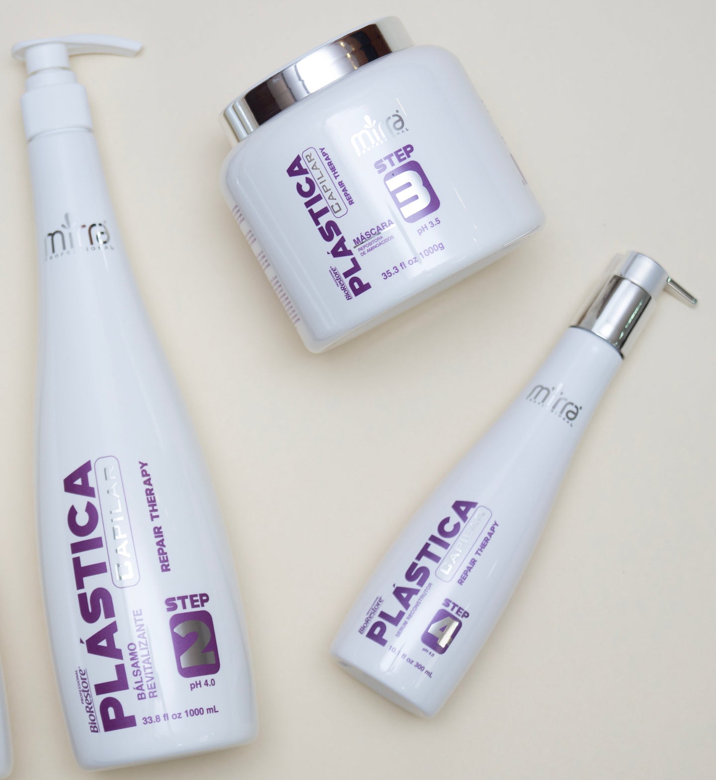 MIRRA PROFESSIONAL: Hair Plastic Surgery (Plastica Capilar) STEP 2: Deep Fiber Reconstruction & High Gloss