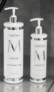 MAISON VISAGE:  "Infinite Gloss Duo" Luxury Conditioner + Mask & Leave-In