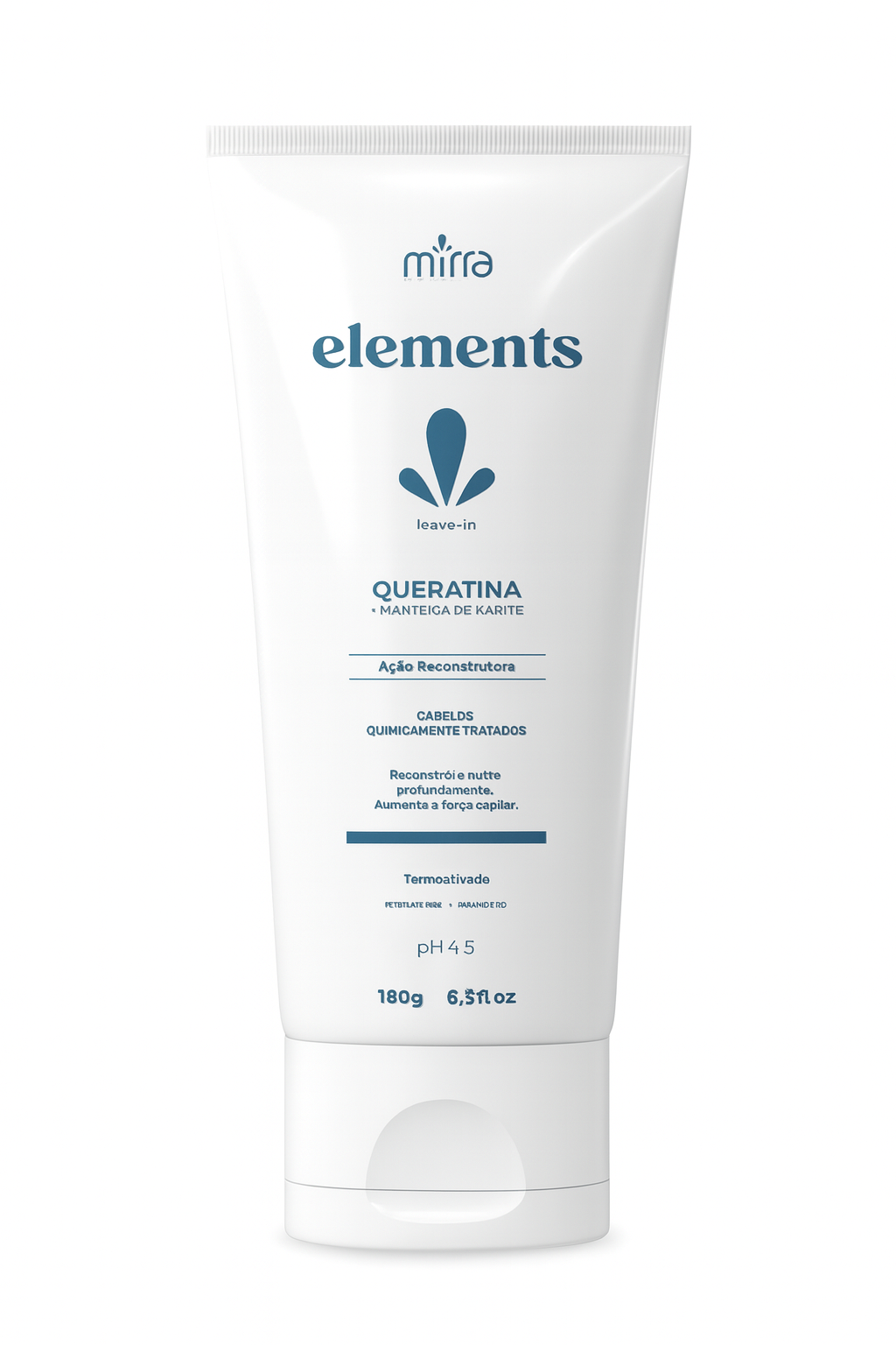 Mirra Elements: Keratin & Shea Leave-In (Queratina E Karitê)